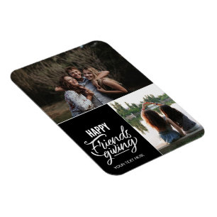 Personalized Happy Friendsgiving Photo Magnet