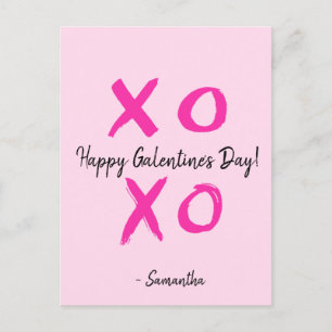 Personalized Happy Galentine's Day Holiday Postcard