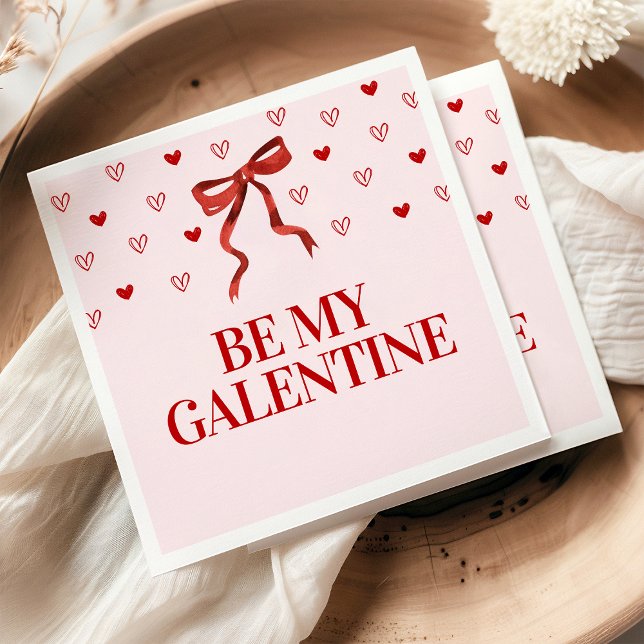 Personalized Happy Galentine's Day Party Napkins (Creator Uploaded)