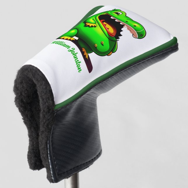Personalized Happy Gator Golf Putter Cover (3/4 Front)