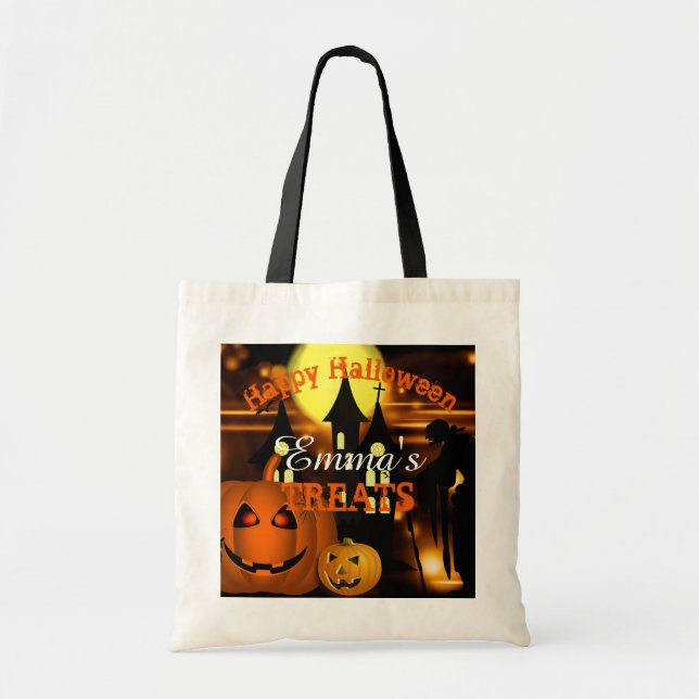 Personalized Happy Halloween Bag (Front)