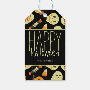 Personalized Happy Halloween Gift Tags