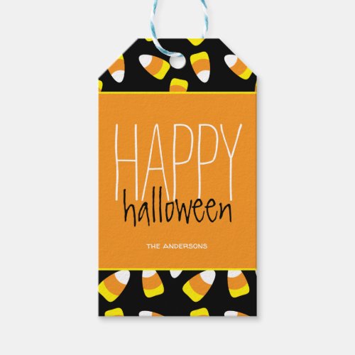 Personalized Happy Halloween Gift Tags