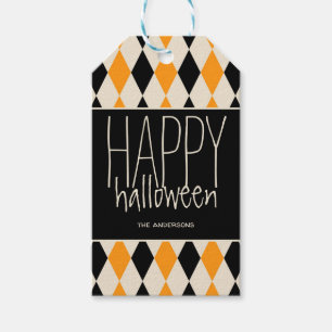 Personalized Happy Halloween Gift Tags