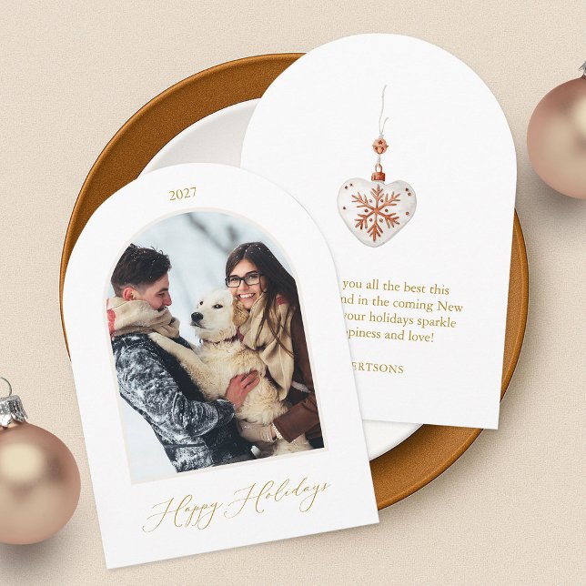 Personalized Happy Holidays Photo Card (Creator Uploaded)