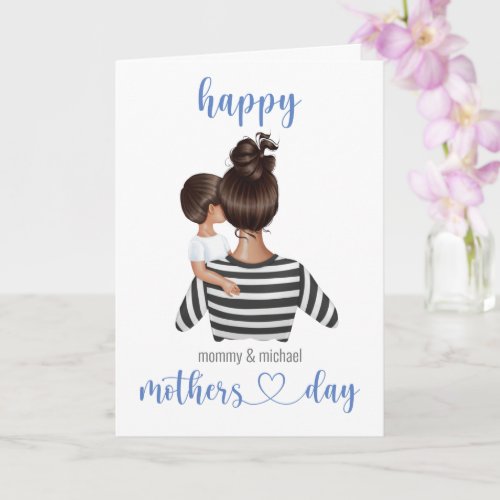 Personalized Happy Mothers Day Card