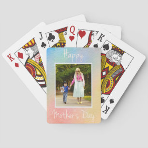 Personalized Happy Mother's Day Playing Cards