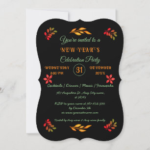 PERSONALIZED HAPPY NEW YEAR 20XX  INVITATION