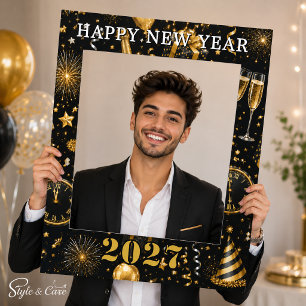Personalized Happy New Year Selfie Frame Design