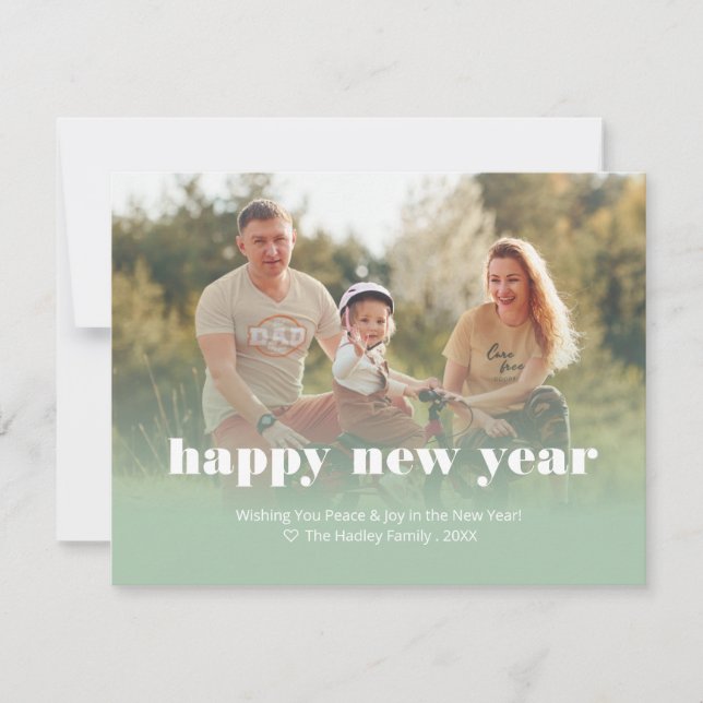 Personalized Happy New Years Card (Front)