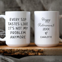 Personalized Happy Retirement Coworker Retired Her