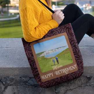 Personalized Happy Retirement Gifts for Mom Brown
