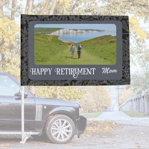 Personalized Happy Retirement Gifts for Mom Gray