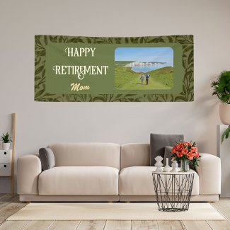 Personalized Happy Retirement Gifts for Mom Green