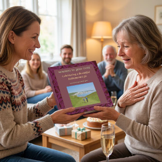 Personalized Happy Retirement Gifts for Mom Red 3 Ring Binder