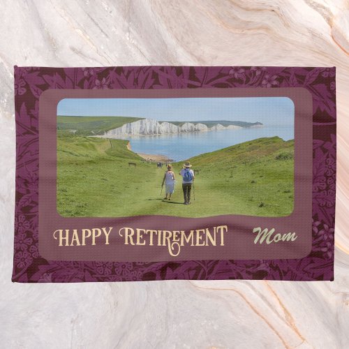 Personalized Happy Retirement Gifts for Mom Red