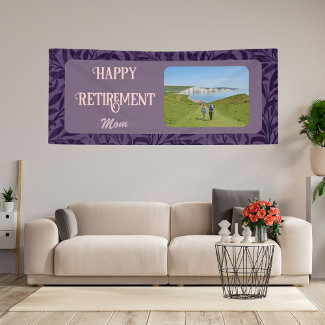 Personalized Happy Retirement Gifts for Mom Violet