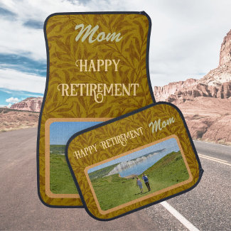 Personalized Happy Retirement Gifts for Mom Yellow