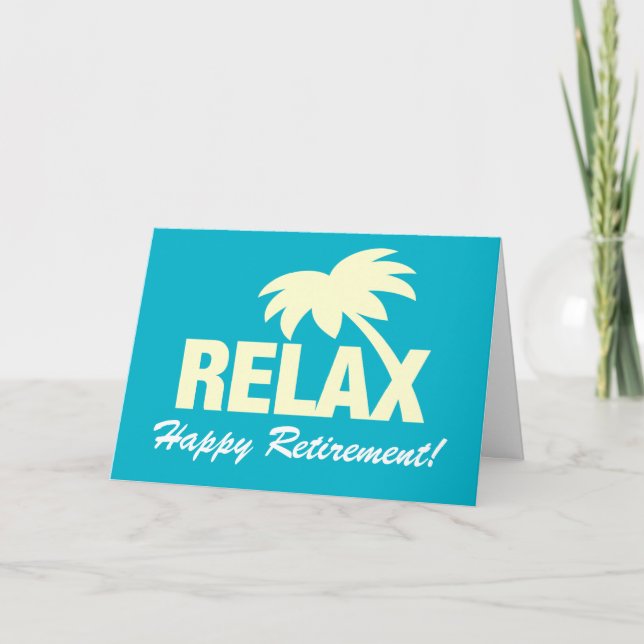 Personalized Happy Retirement greeting card (Front)