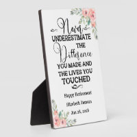 Personalized Happy Retirement quote for her