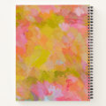 Personalized Happy Spring Colors Abstract Art Notebook | Zazzle