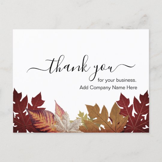 Personalized Happy Thanksgiving Postcard | Zazzle.com