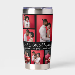 Personalized Happy Valentines's Day 6 Photo   Insulated Tumbler