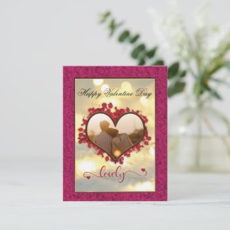 Personalized Happy Valentines's Day Photo 