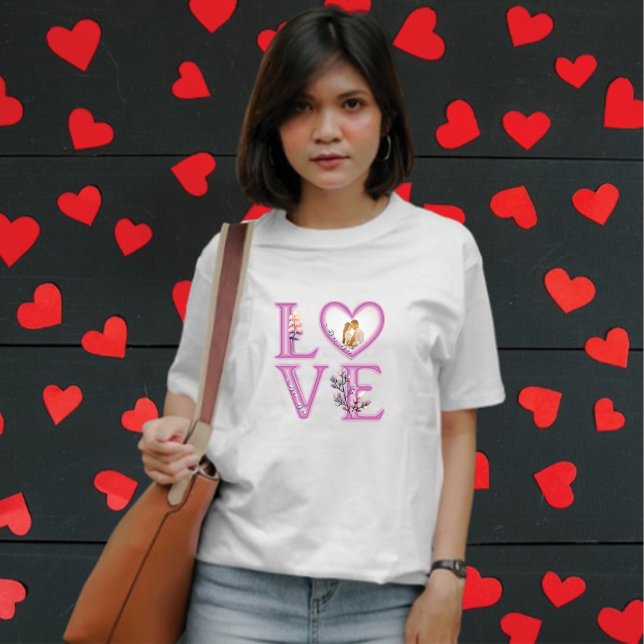 Personalized Happy Valentines's Day Photo   Tri-Blend Shirt (Creator Uploaded)