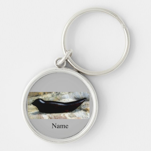 Personalized Harbor Seal Thunder_Cove Keychain (Front)