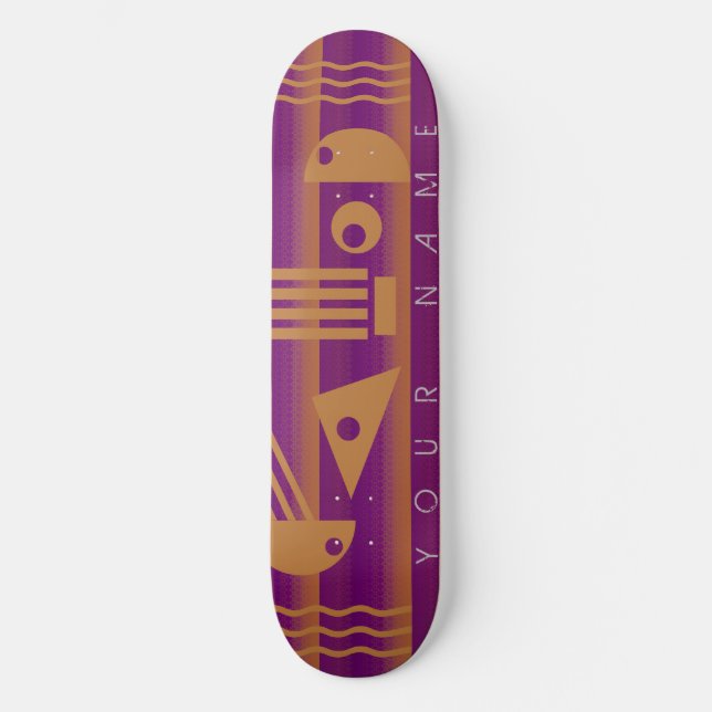 Personalized Hard-Rock Maple Skateboard Deck (Front)