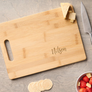 Personalized Hardwood Cutting Board with engraved