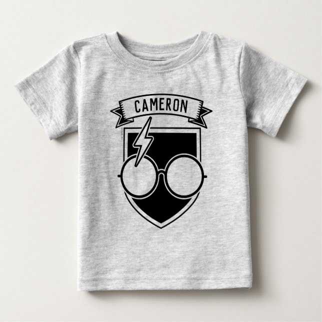 Personalized HARRY POTTER™ Badge Baby T-Shirt (Front)