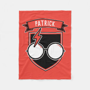 Personalized HARRY POTTER™ Badge Fleece Blanket
