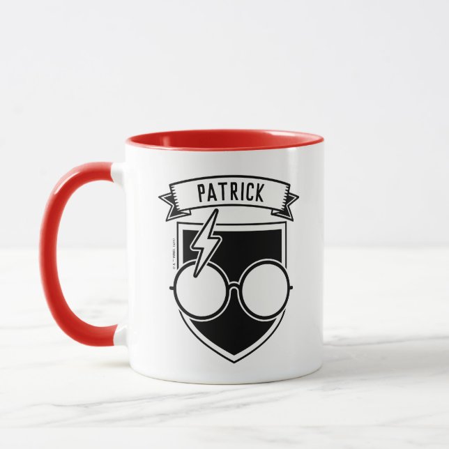 Personalized HARRY POTTER™ Badge Mug (Left)