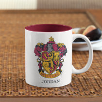 Personalized Harry Potter | Gryffindor House Crest Two-Tone Coffee Mug