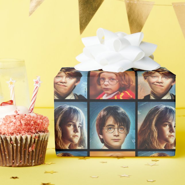 Personalized Harry Potter Photo Wrapping Paper (Birthday Party)