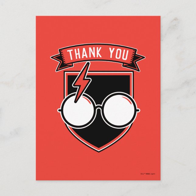 Personalized HARRY POTTER™ Thank You Postcard (Front)