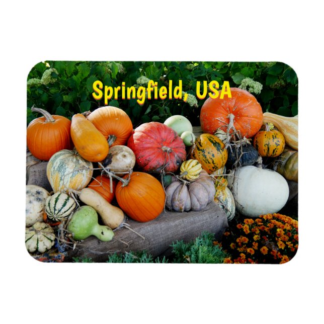 Personalized Harvest Colors Magnet (Horizontal)