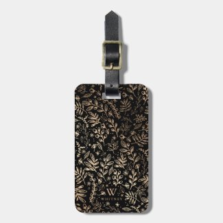 Personalized | Harvest Flowers Luggage Tag