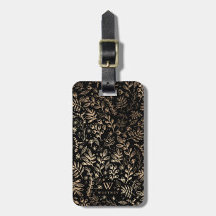 Personalized   Harvest Flowers Luggage Tag
