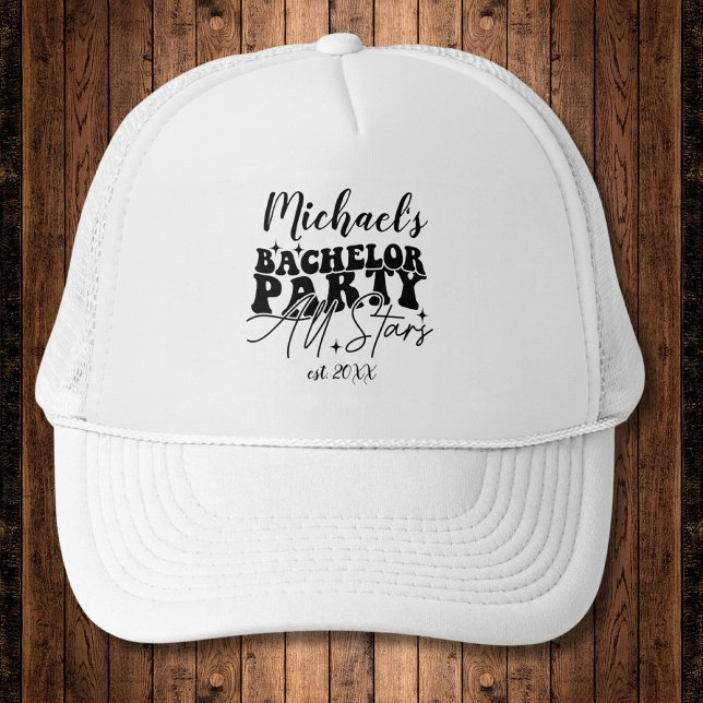 Personalized Hat | Bachelor Party All Stars (Creator Uploaded)