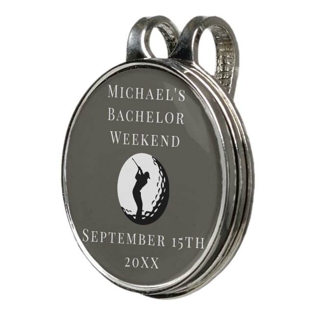 Personalized Hat Clip | Bachelor Golf Weekend (3/4)