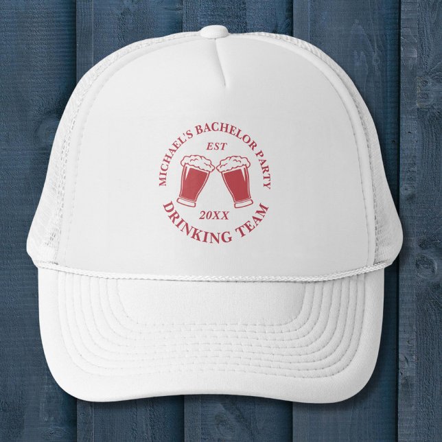 Personalized Hat | Drinking Team Bachelor Weekend (Creator Uploaded)