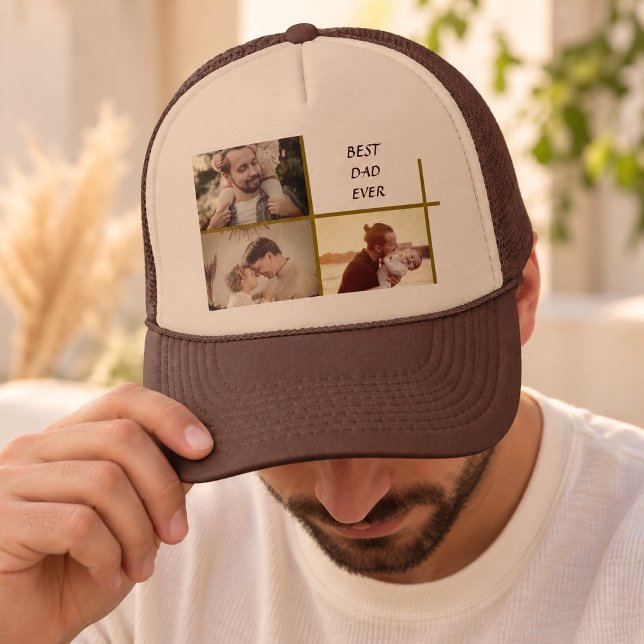 Personalized Hat for Dad – Custom Photo & Text (Creator Uploaded)