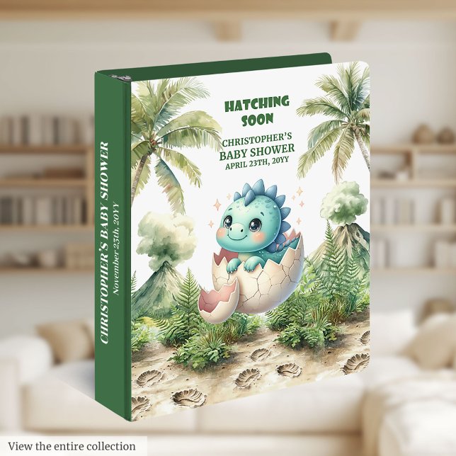 Personalized Hatching Soon Baby Boy Keepsake Album 3 Ring Binder (Personalized Hatching Soon Baby Boy Keepsake Album 3 ring binder)