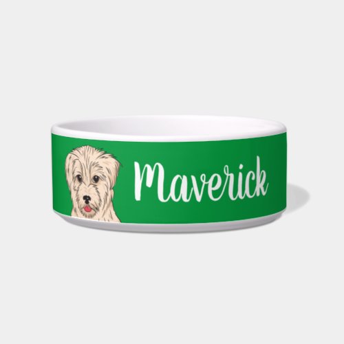 Personalized Havanese Puppy Dog Lover Custom Text Bowl