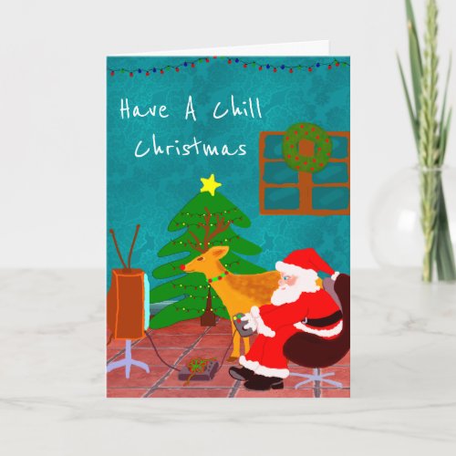 Personalized Have A Chill Christmas Card