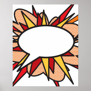 Personalized HAVE YOUR SAY Speech Bubble Poster