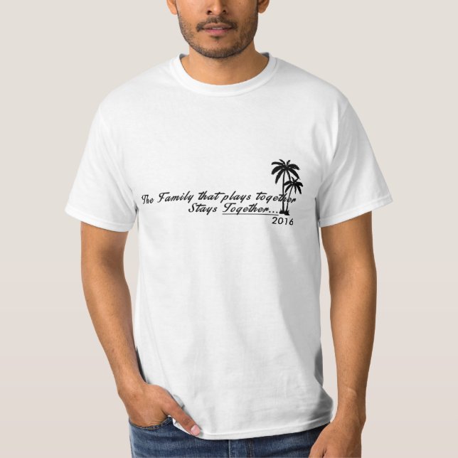 Personalized  Hawaii Family Vacation Shirt (Front)